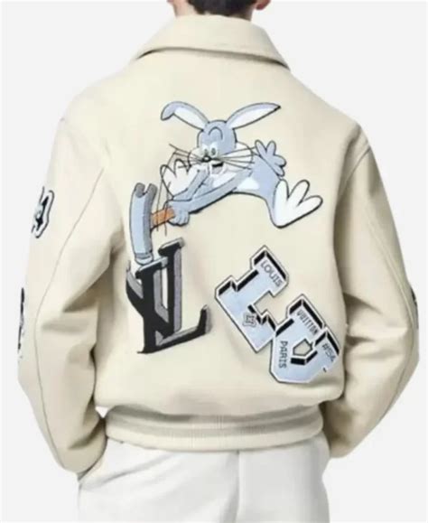 fake louis vuitton varsity jacket|louis vuitton bugs bunny jacket.